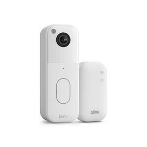 Amazon - Blink Video Doorbell System with Head-to-Toe HD Vi White